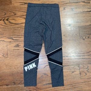 Victoria secret pink grey white and black leggings
